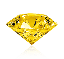 Diamante Amarelo de Cinzas